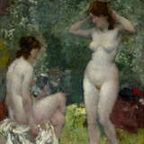 ISSUPOFF, ALESSIO (1889-1957). Two Nudes in a Park - Foto 1