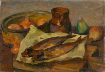 BRAZ, OSIP (1873-1936). Still Life with Fish