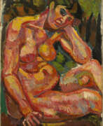 Пинхус Кремень. KREMEGNE, PINCHUS (1890-1981). Seated Nude