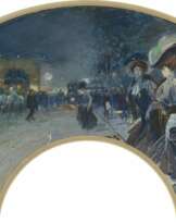 PAVIL, ELIE ANATOLE (1873-1948). Parisian Scene