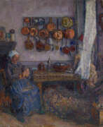 David Osipovich Widhopff. WIDHOPFF, DAVID (1867-1933). Breton Woman in a Kitchen
