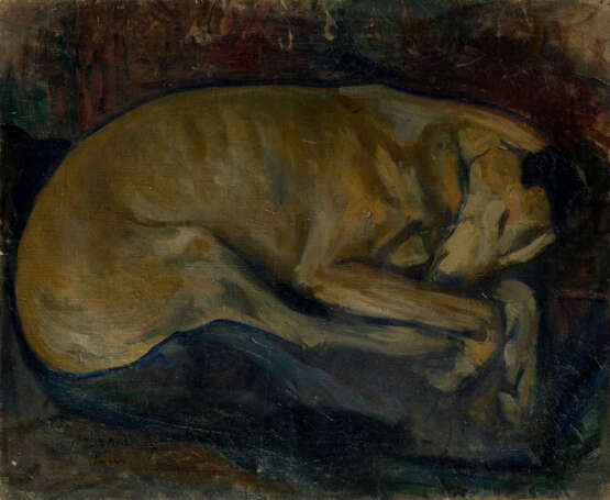 GRANOVSKY, SAM (1889-1942). Sleeping Dog - Foto 1