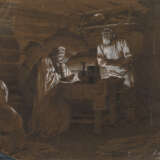 LEBEDEV, KLAVDY (1852-1916). In a Peasant Hut - Foto 1