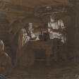 LEBEDEV, KLAVDY (1852-1916). In a Peasant Hut - Auction archive