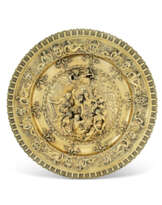 A GEORGE III SILVER-GILT SIDEBOARD DISH