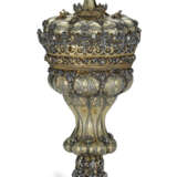A LARGE CONTINENTAL SILVER-GILT AND PEARL-SET CUP AND COVER - photo 1