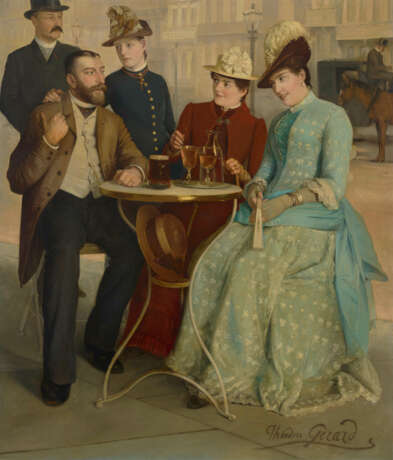 THÉODORE GÉRARD (BELGIAN, 1829-1895) - Foto 1