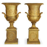 A PAIR OF FRENCH ORMOLU URNS - photo 5