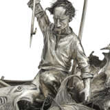 THE OLD MAN AND THE SEA: AN ITALIAN SILVER FIGURAL CENTERPIECE - Foto 3