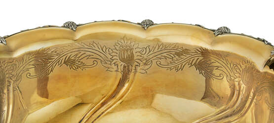 A LARGE AMERICAN SILVER PUNCH BOWL - photo 2