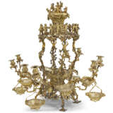 THE RABY EPERGNE, A LARGE GEORGE III AND VICTORIAN SILVER-GILT CANDELABRA EPERGNE - photo 1