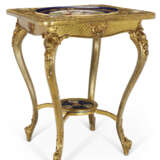 A GILTWOOD AND VIENNA STYLE PORCELAIN GUERIDON - Foto 6