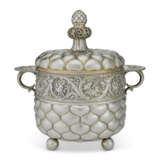 A GERMAN SILVER TWO-HANDLED PUNCH BOWL AND COVER - фото 1