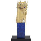 A ELIZABETH II GEM-SET 18K GOLD BUST OF A KING - Foto 4