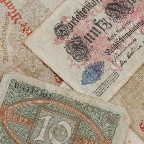 Small assortment banknotes - German Reich - Foto 3