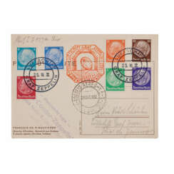 Zeppelin - 1932, boarding postcard for the 9th South America Flight,