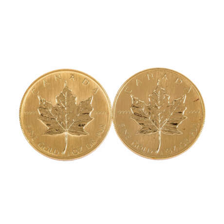 Investment Canada/GOLD - 2 x 1 oz. Maple Leaf - photo 2