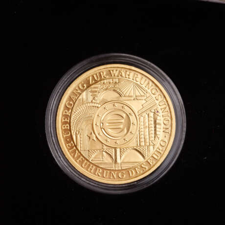 FRG/GOLD - 100 Euro GOLD fine, currency union 2002-D - photo 2