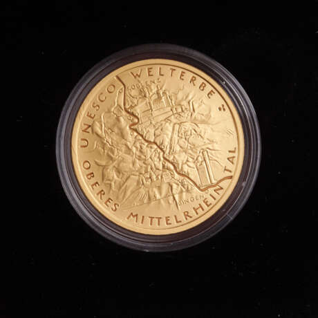 FRG/GOLD - 100 Euro GOLD fine, UNESCO: Upper Middle Rhine Valley 2015-F - photo 2