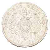 German Empire / Saxony Altenburg - 5 Mark 1901, Duke Ernst, - фото 2