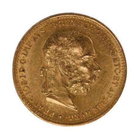 Austria /GOLD - Franz Josef I. 20 crowns 1894 - фото 1