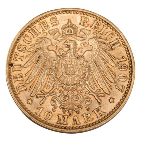 Bavaria/GOLD - 10 Mark 1907 D - photo 2