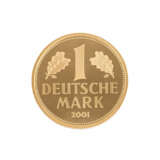 FRG/GOLD - 1 German Mark 2001 F, - photo 1