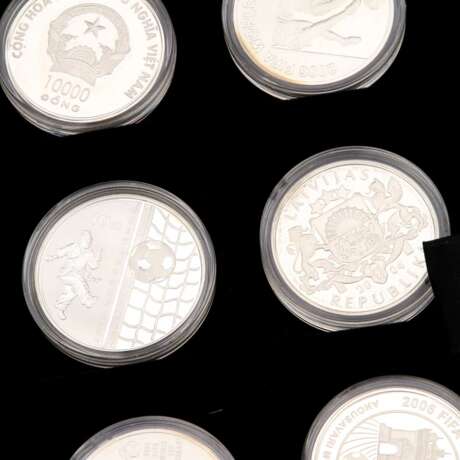 Silber-Gedenkmünzen der FIFA WM 2006 Deutschland - - фото 6