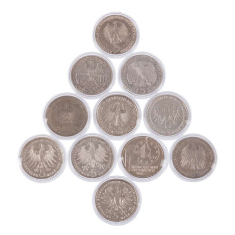 FRG - collection 5 DM / 10 DM commemorative coins - фото 4