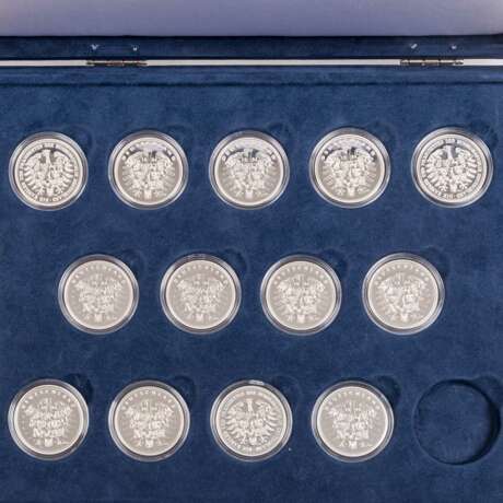 Silver commemorative medal collection "The Chancellors and Presidents of the FRG" - - Foto 3