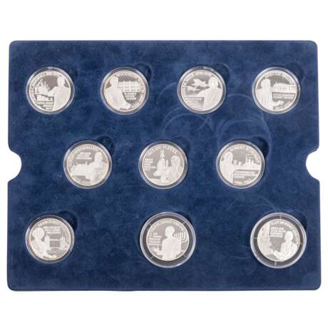 Silver commemorative medal collection "Statesmen of the 20th century" - - Foto 2