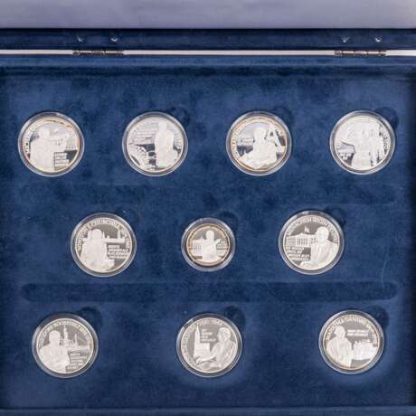 Silver commemorative medal collection "Statesmen of the 20th century" - - photo 3