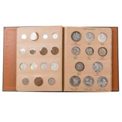 A beautiful collection of coins from Mexico in album.