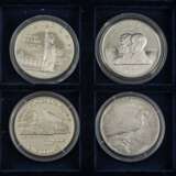 USA - Coin box with silver commemorative coins, - фото 5