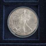 USA - Coin box with silver commemorative coins, - Foto 7