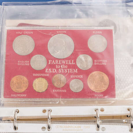 Colorful mixture coins and medals in album with SILVER - - photo 2