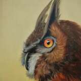 eagle-owl Huile sur toile Réalisme nature Biélorussie 2022 - photo 1