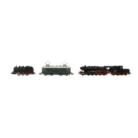 MÄRKLIN 3-piece set of locomotives, H0 gauge, - photo 2