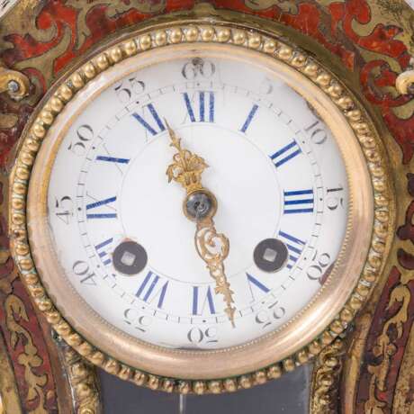 BOULLE STYLE TABLE CLOCK, - photo 8