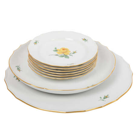 MEISSEN 32-piece coffee service 'Yellow Rose', 1st and 2nd choice, 20th/21st century. - photo 2