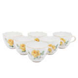 MEISSEN 32-piece coffee service 'Yellow Rose', 1st and 2nd choice, 20th/21st century. - photo 7