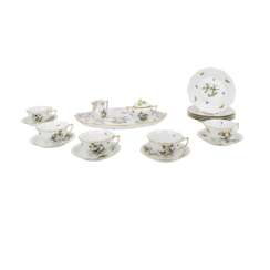 HEREND 18-piece tea set for 5 persons 'Rothschild', 20th century.