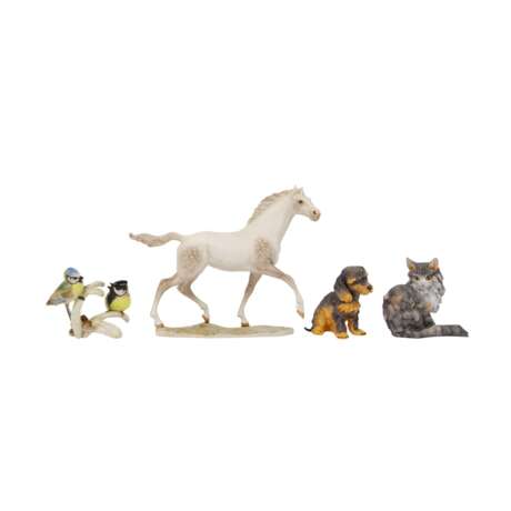 a.o. HUTSCHENREUTHER/GOEBEL 8-pc. set of animal figurines, 20th c. - фото 2