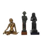 3 museum replicas of Egyptian statuettes: - photo 1