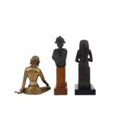 3 museum replicas of Egyptian statuettes: - photo 3