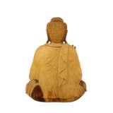 Buddha Shakyamuni made of wood. SOUTH EAST ASIA, - photo 4