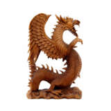 Sculpture of a dragon made of wood. SOUTH EAST ASIA, - Foto 5