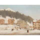 SOMMER, FERDINAND (1822-1901) "Spa Promenade" 1870 - Foto 1