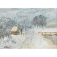 SCHOBER, PETER J.(1897-1983) "Way chapel in winter". - Auktionspreise