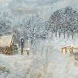 SCHOBER, PETER J.(1897-1983) "Way chapel in winter". - Foto 4